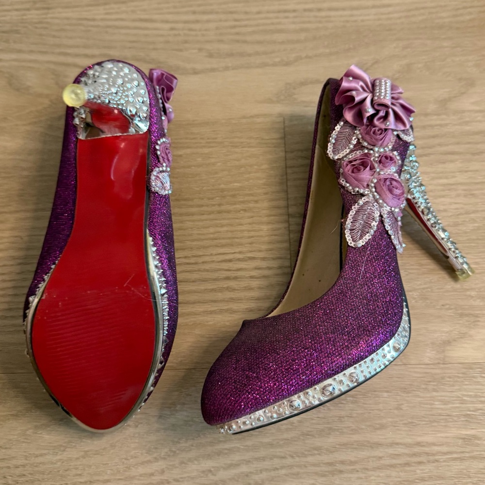 Red bottom PRINCESS heels